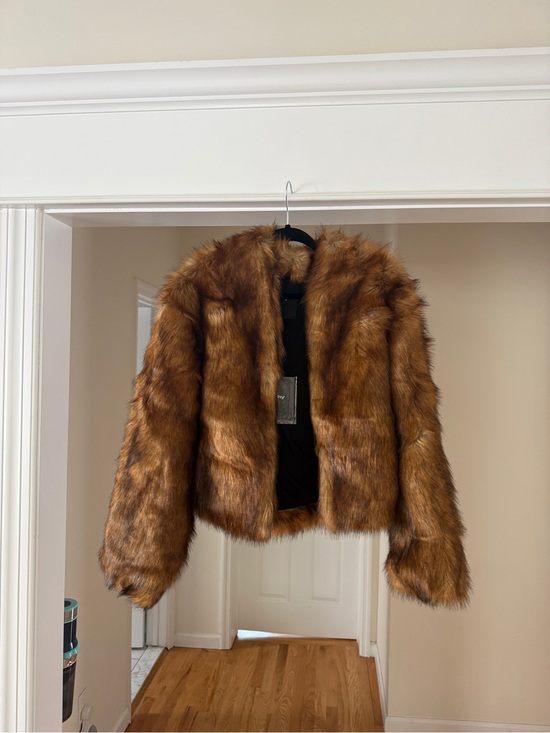 Khy Jackets & Blazers - Khy Fax Fur Jacket in Chestnut Brown